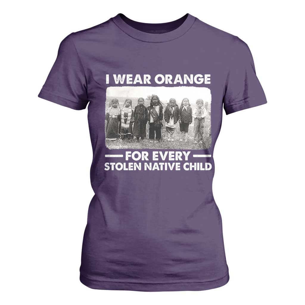 I Wear Orange For Every American Native Child T Shirt For Women TS10 Purple Print Your Wear
