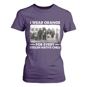 I Wear Orange For Every American Native Child T Shirt For Women TS10 Purple Print Your Wear