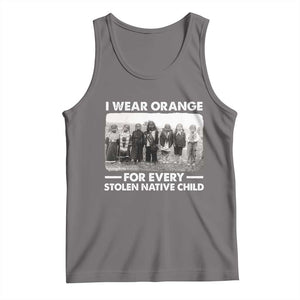 I Wear Orange For Every American Native Child Tank Top TS10 Deep Heather Print Your Wear