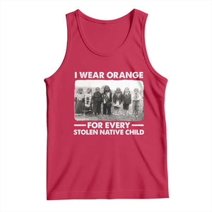 I Wear Orange For Every American Native Child Tank Top TS10 Red Print Your Wear