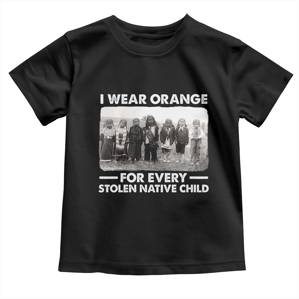 I Wear Orange For Every American Native Child Toddler T Shirt TS10 Black Print Your Wear