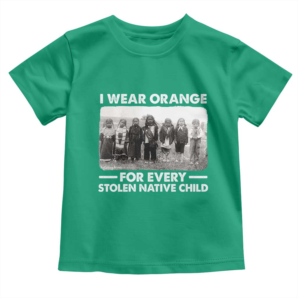 I Wear Orange For Every American Native Child Toddler T Shirt TS10 Irish Green Print Your Wear