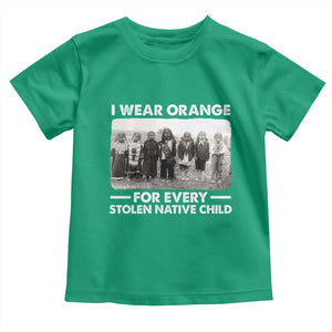 I Wear Orange For Every American Native Child Toddler T Shirt TS10 Irish Green Print Your Wear