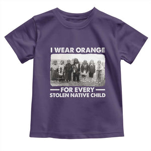 I Wear Orange For Every American Native Child Toddler T Shirt TS10 Purple Print Your Wear