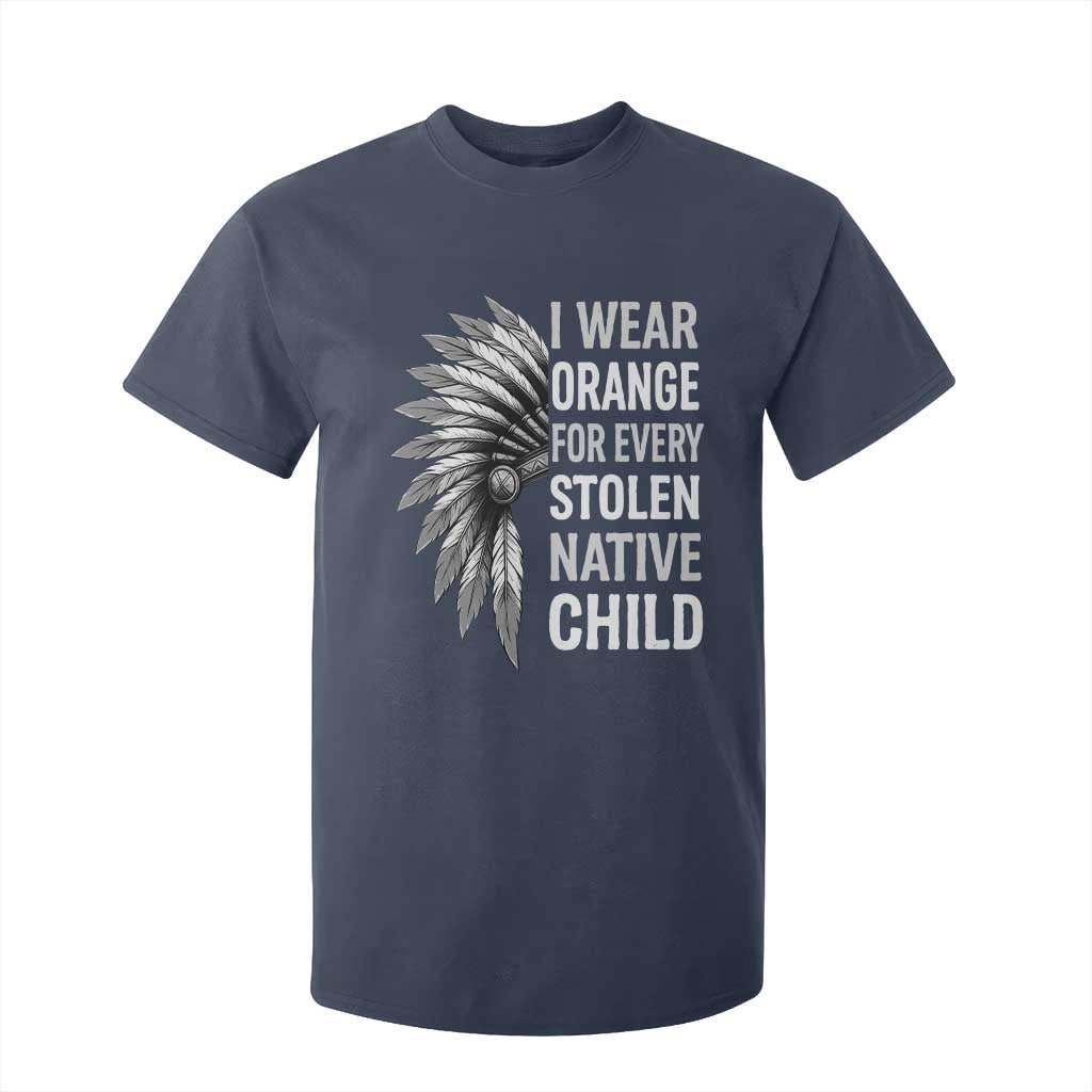 I Wear Orange For Every Stolen Native Child T Shirt For Kid Orange Day TS10 Navy Print Your Wear