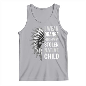 I Wear Orange For Every Stolen Native Child Tank Top Orange Day TS10 Athletic Heather Print Your Wear