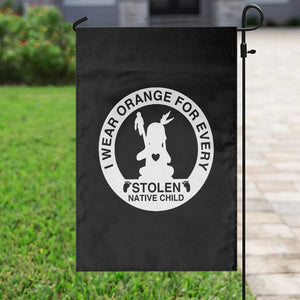 I Wear Orange For Every Stolen American Native Child Garden Flag Bring Our Children Home Orange Day TS10 Print Your Wear