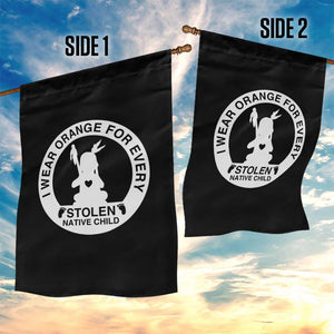 I Wear Orange For Every Stolen American Native Child Garden Flag Bring Our Children Home Orange Day TS10 Print Your Wear