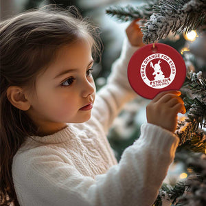I Wear Orange For Every Stolen American Native Child Christmas Ornament Bring Our Children Home Orange Day TS10 Print Your Wear