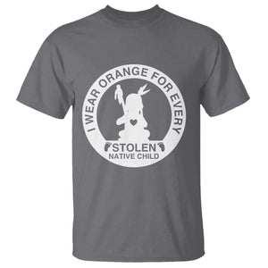 I Wear Orange For Every Stolen American Native Child T Shirt Bring Our Children Home Orange Day TS10 Charcoal Print Your Wear