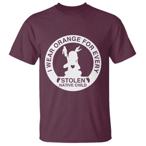 I Wear Orange For Every Stolen American Native Child T Shirt Bring Our Children Home Orange Day TS10 Maroon Print Your Wear