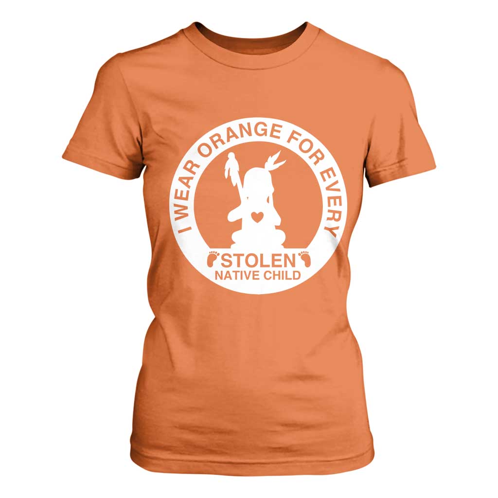 I Wear Orange For Every Stolen American Native Child T Shirt For Women Bring Our Children Home Orange Day TS10 Orange Print Your Wear