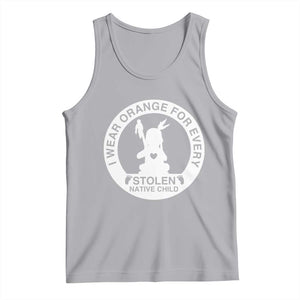 I Wear Orange For Every Stolen American Native Child Tank Top Bring Our Children Home Orange Day TS10 Athletic Heather Print Your Wear