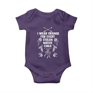 I Wear Orange For Every Stolen American Native Child Baby Onesie TS10 Purple Print Your Wear