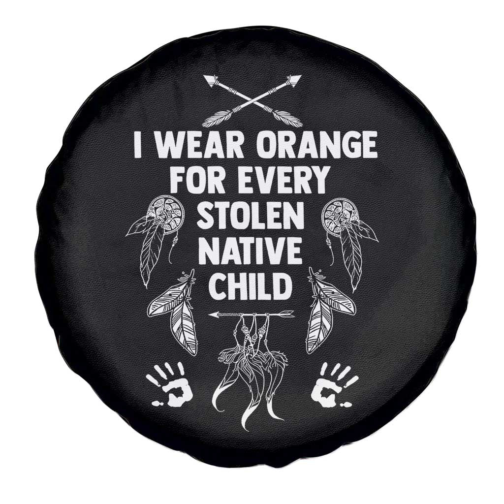 I Wear Orange For Every Stolen American Native Child Spare Tire Cover TS10 Print Your Wear