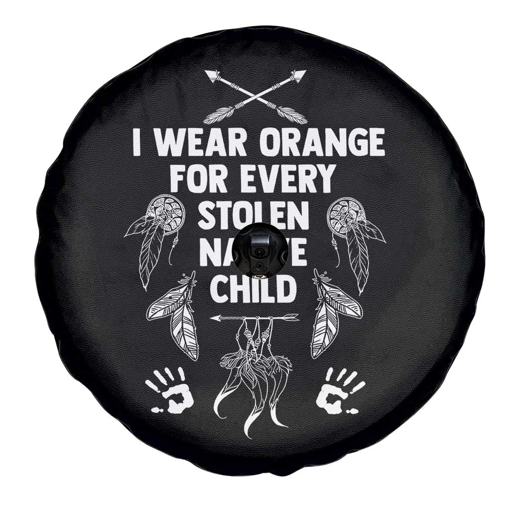 I Wear Orange For Every Stolen American Native Child Spare Tire Cover TS10 Print Your Wear