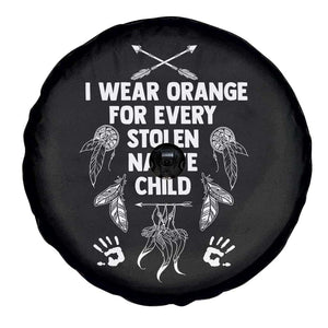 I Wear Orange For Every Stolen American Native Child Spare Tire Cover TS10 Print Your Wear