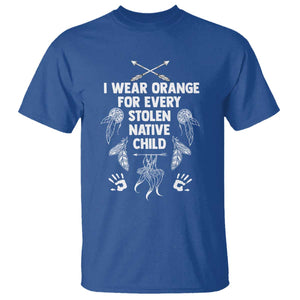 I Wear Orange For Every Stolen American Native Child T Shirt TS10 Royal Blue Print Your Wear