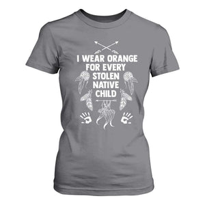I Wear Orange For Every Stolen American Native Child T Shirt For Women TS10 Charcoal Print Your Wear
