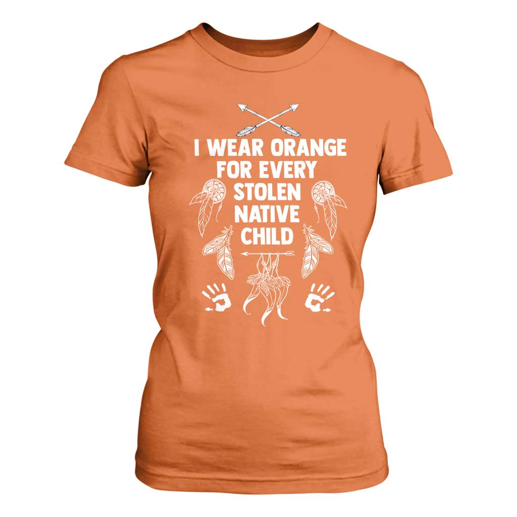I Wear Orange For Every Stolen American Native Child T Shirt For Women TS10 Orange Print Your Wear