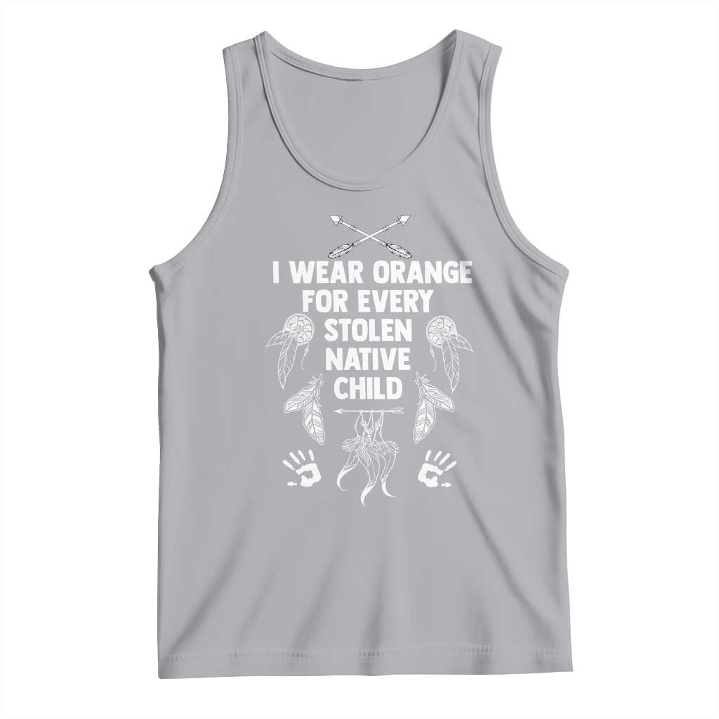 I Wear Orange For Every Stolen American Native Child Tank Top TS10 Athletic Heather Print Your Wear