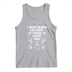 I Wear Orange For Every Stolen American Native Child Tank Top TS10 Athletic Heather Print Your Wear