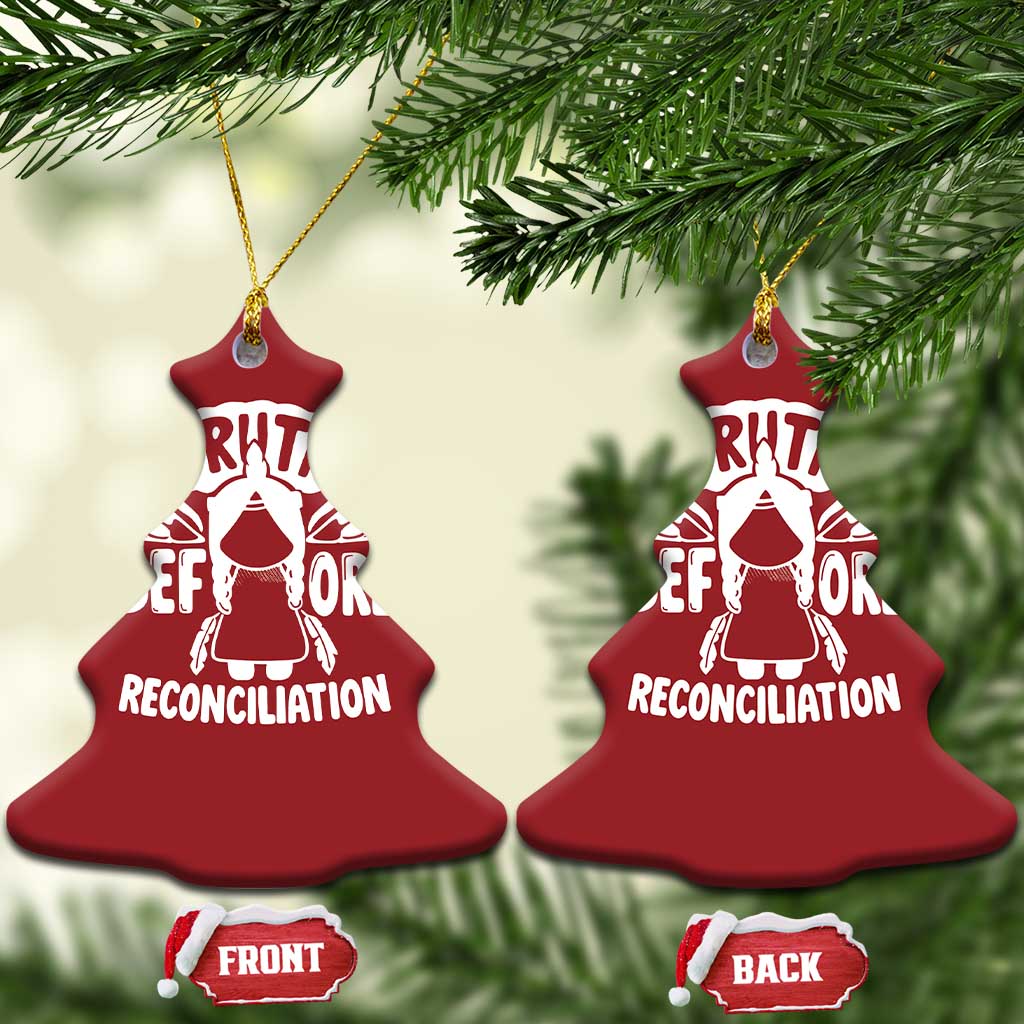 Native American Every Child Christmas Ornament Truth Before Reconciliation TS10 Christmas Tree Red Print Your Wear