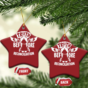 Native American Every Child Christmas Ornament Truth Before Reconciliation TS10 Star Red Print Your Wear