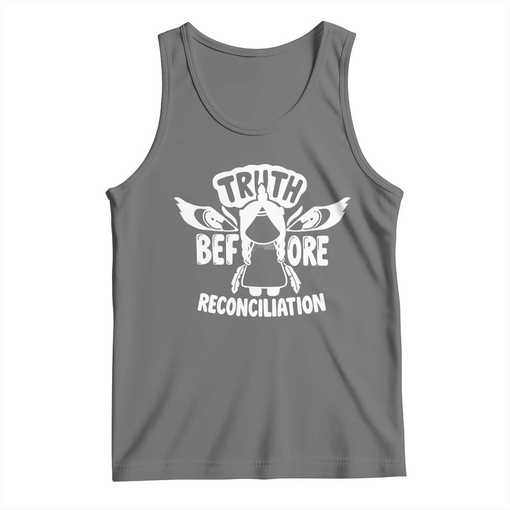 Native American Every Child Tank Top Truth Before Reconciliation TS10 Black Heather Print Your Wear