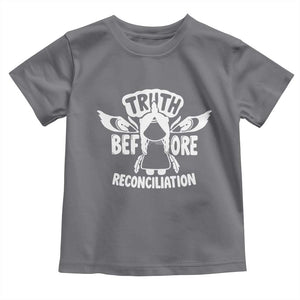 Native American Every Child Toddler T Shirt Truth Before Reconciliation TS10 Charcoal Print Your Wear