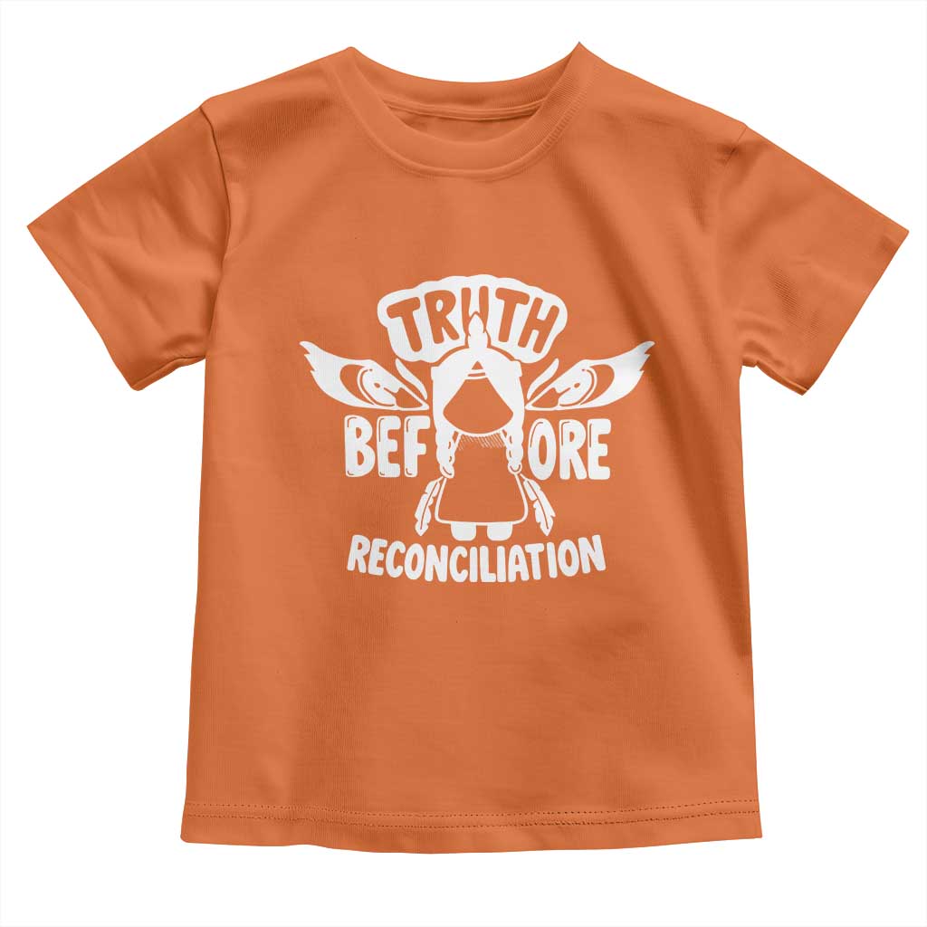 Native American Every Child Toddler T Shirt Truth Before Reconciliation TS10 Orange Print Your Wear