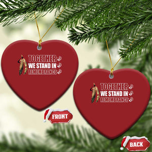 Native American Every Child Christmas Ornament Together We Stand in Remembrance 215 Stolen Children TS10 Heart Red Print Your Wear