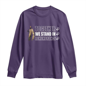Native American Every Child Long Sleeve Shirt Together We Stand in Remembrance 215 Stolen Children TS10 Purple Print Your Wear