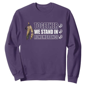 Native American Every Child Sweatshirt Together We Stand in Remembrance 215 Stolen Children TS10 Purple Print Your Wear