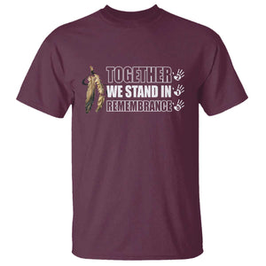 Native American Every Child T Shirt Together We Stand in Remembrance 215 Stolen Children TS10 Maroon Print Your Wear