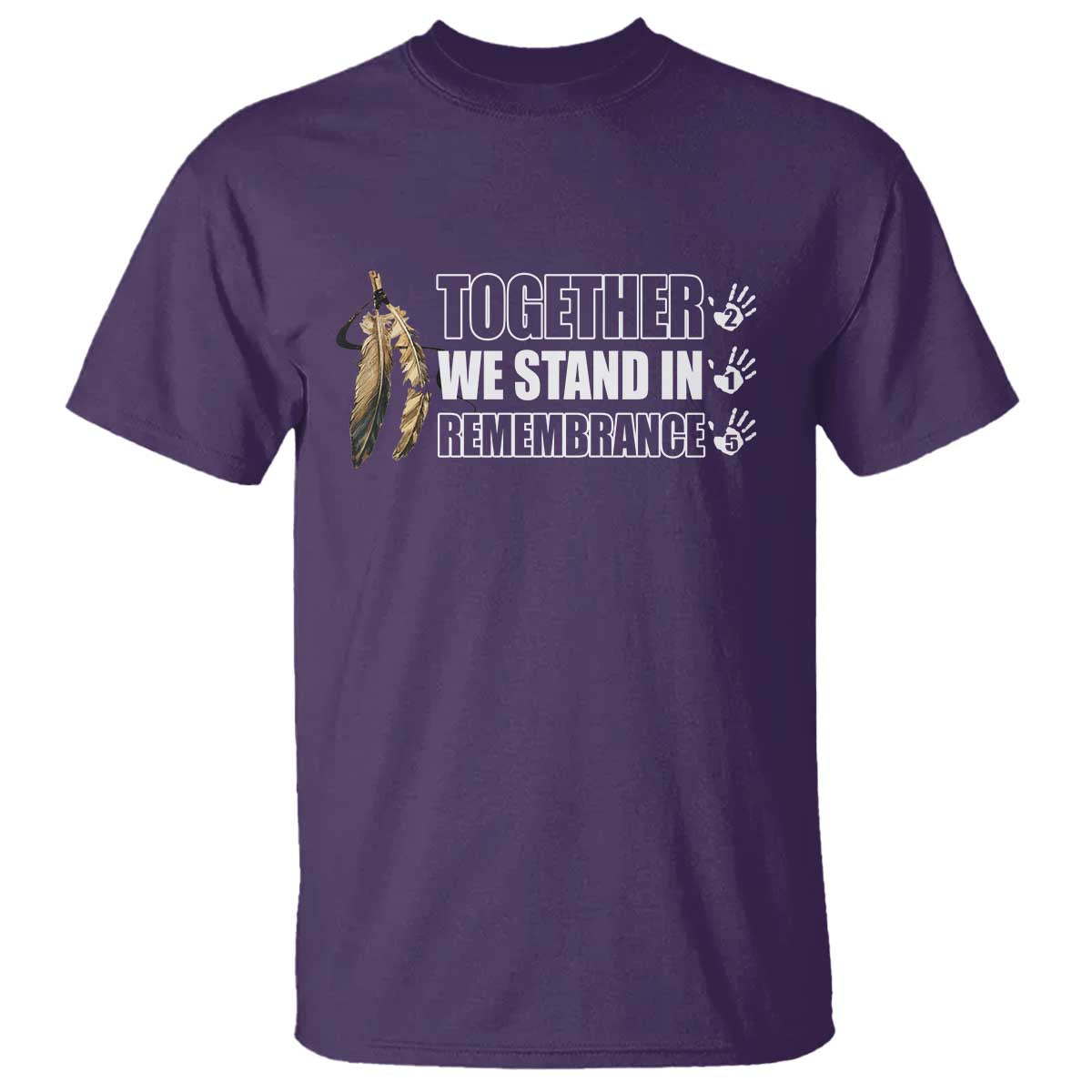 Native American Every Child T Shirt Together We Stand in Remembrance 215 Stolen Children TS10 Purple Print Your Wear