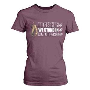 Native American Every Child T Shirt For Women Together We Stand in Remembrance 215 Stolen Children TS10 Maroon Print Your Wear