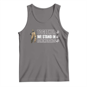 Native American Every Child Tank Top Together We Stand in Remembrance 215 Stolen Children TS10 Deep Heather Print Your Wear