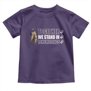 Native American Every Child Toddler T Shirt Together We Stand in Remembrance 215 Stolen Children TS10 Purple Print Your Wear