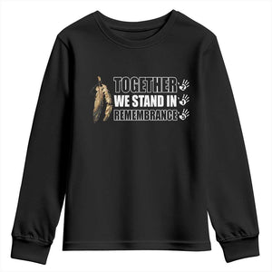 Native American Every Child Youth Sweatshirt Together We Stand in Remembrance 215 Stolen Children TS10 Black Print Your Wear