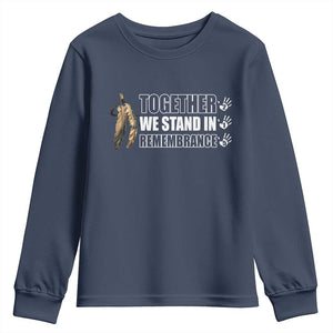 Native American Every Child Youth Sweatshirt Together We Stand in Remembrance 215 Stolen Children TS10 Navy Print Your Wear