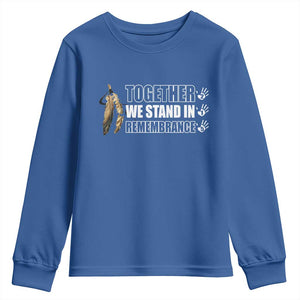 Native American Every Child Youth Sweatshirt Together We Stand in Remembrance 215 Stolen Children TS10 Royal Blue Print Your Wear