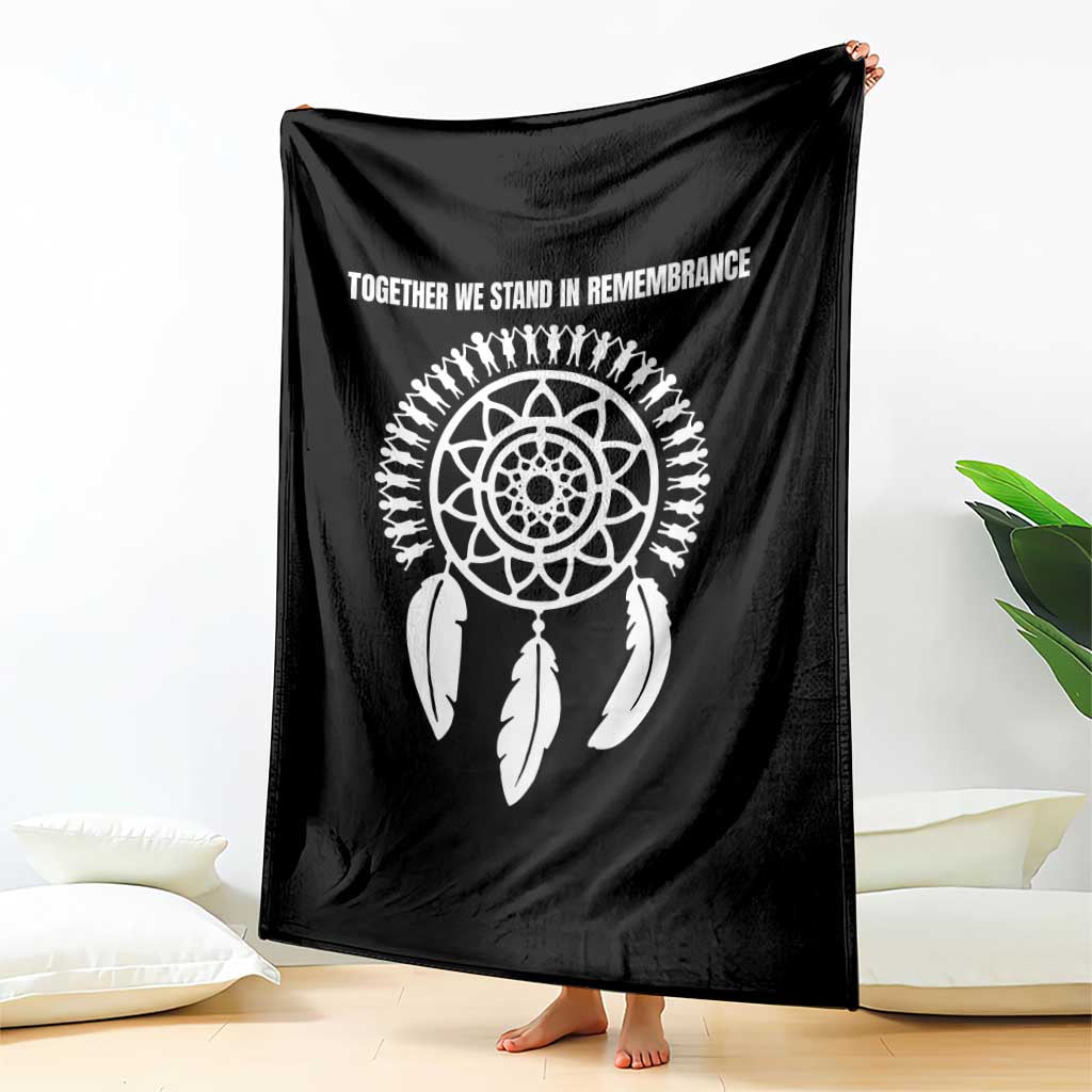 Native American Every Child Throw Blanket Together We Stand in Remembrance TS10 Print Your Wear
