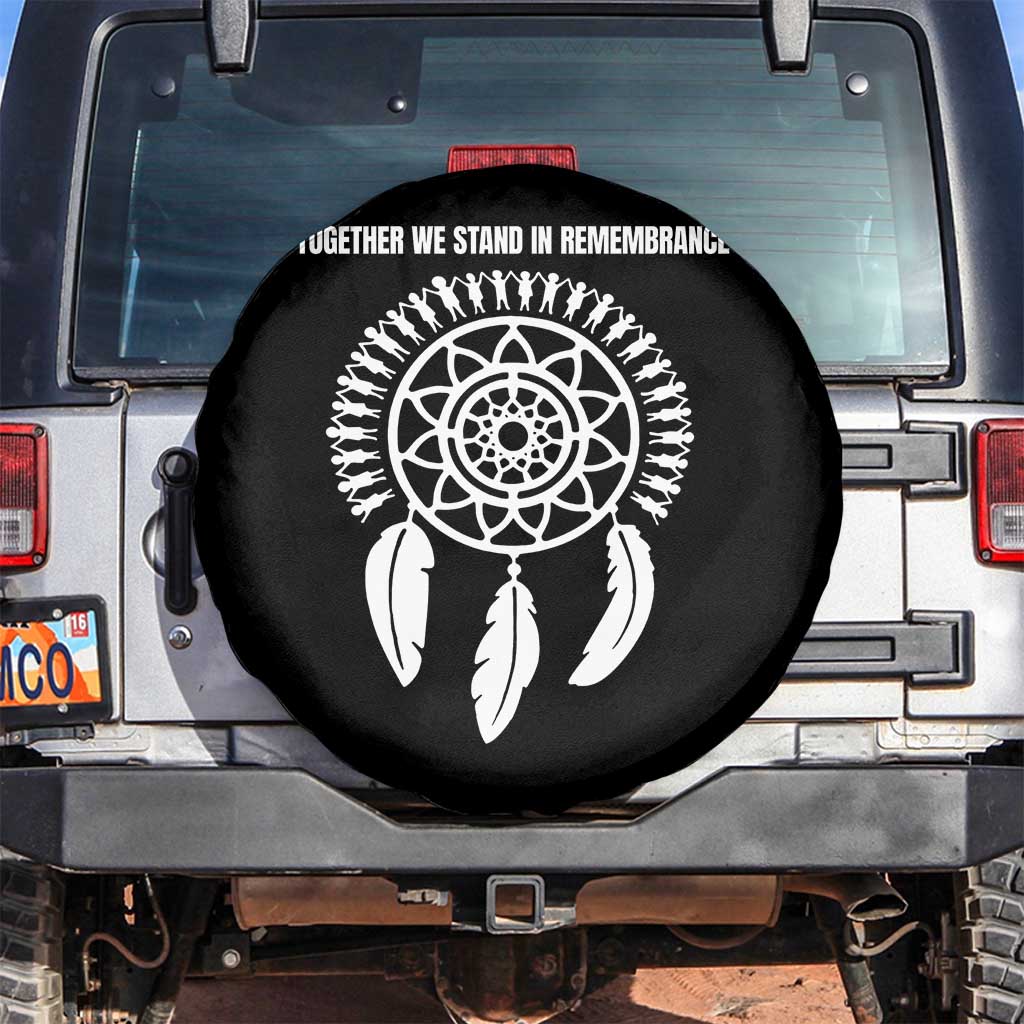 Native American Every Child Spare Tire Cover Together We Stand in Remembrance TS10 No hole Black Print Your Wear