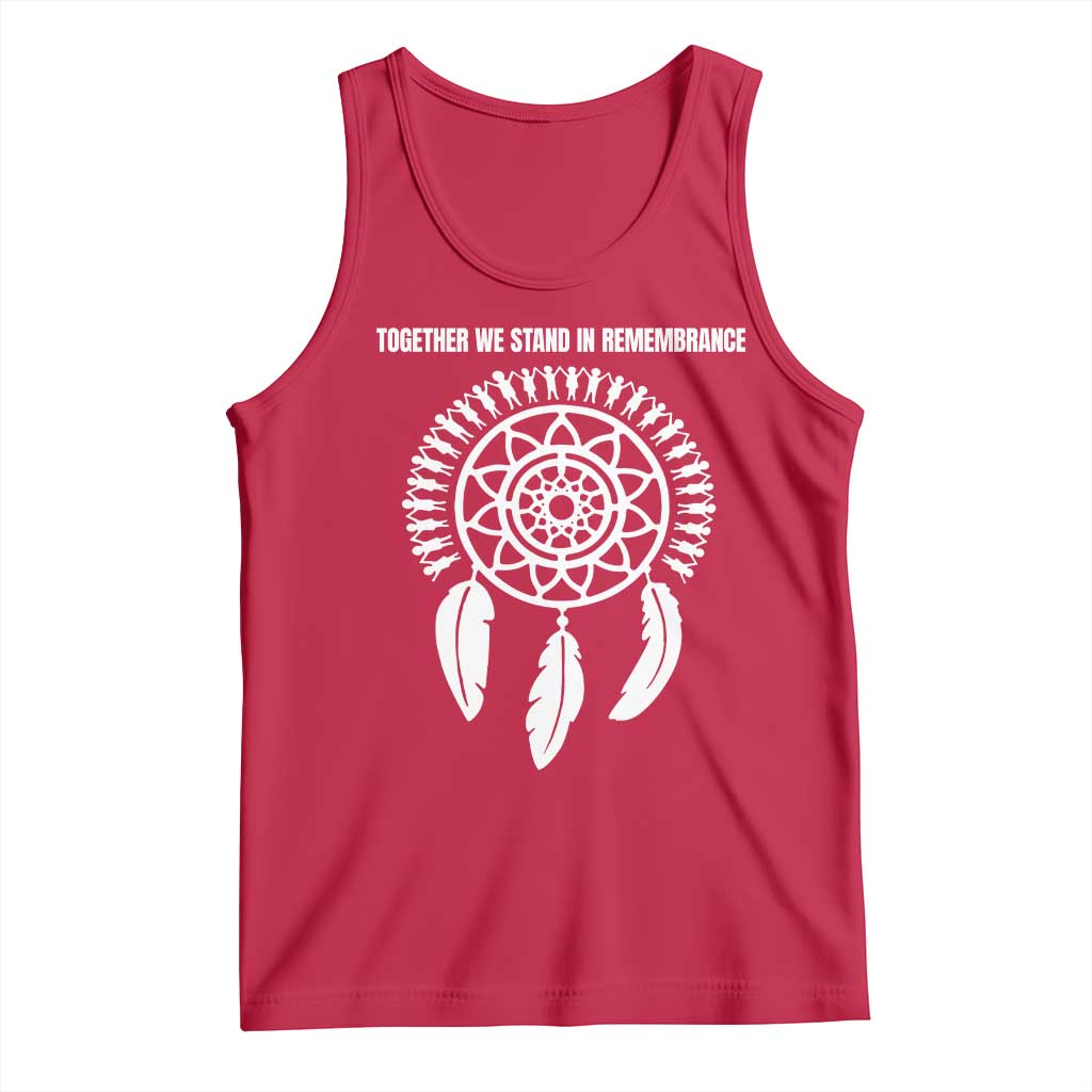 Native American Every Child Tank Top Together We Stand in Remembrance TS10 Red Print Your Wear