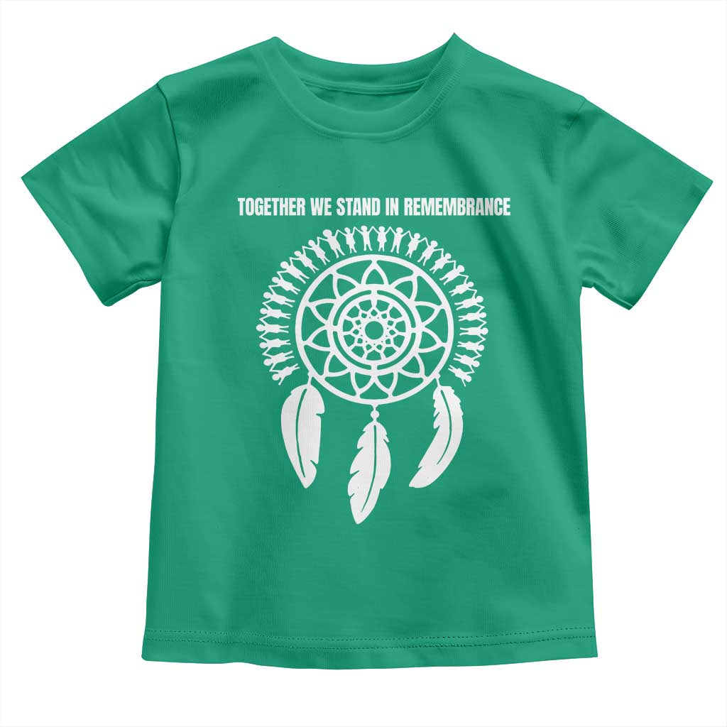 Native American Every Child Toddler T Shirt Together We Stand in Remembrance TS10 Irish Green Print Your Wear