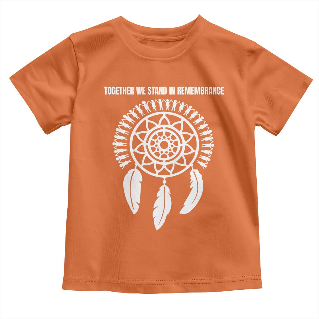 Native American Every Child Toddler T Shirt Together We Stand in Remembrance TS10 Orange Print Your Wear