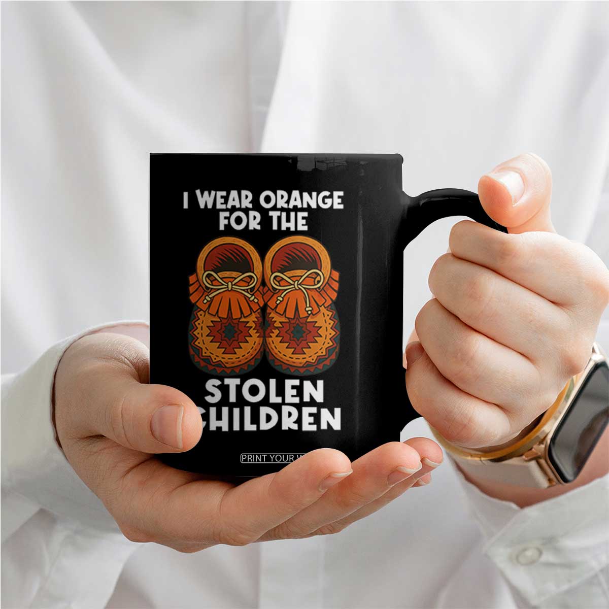 I Wear Orange For Every Stolen American Native Child Coffee Mug Orange Day TS10 Print Your Wear