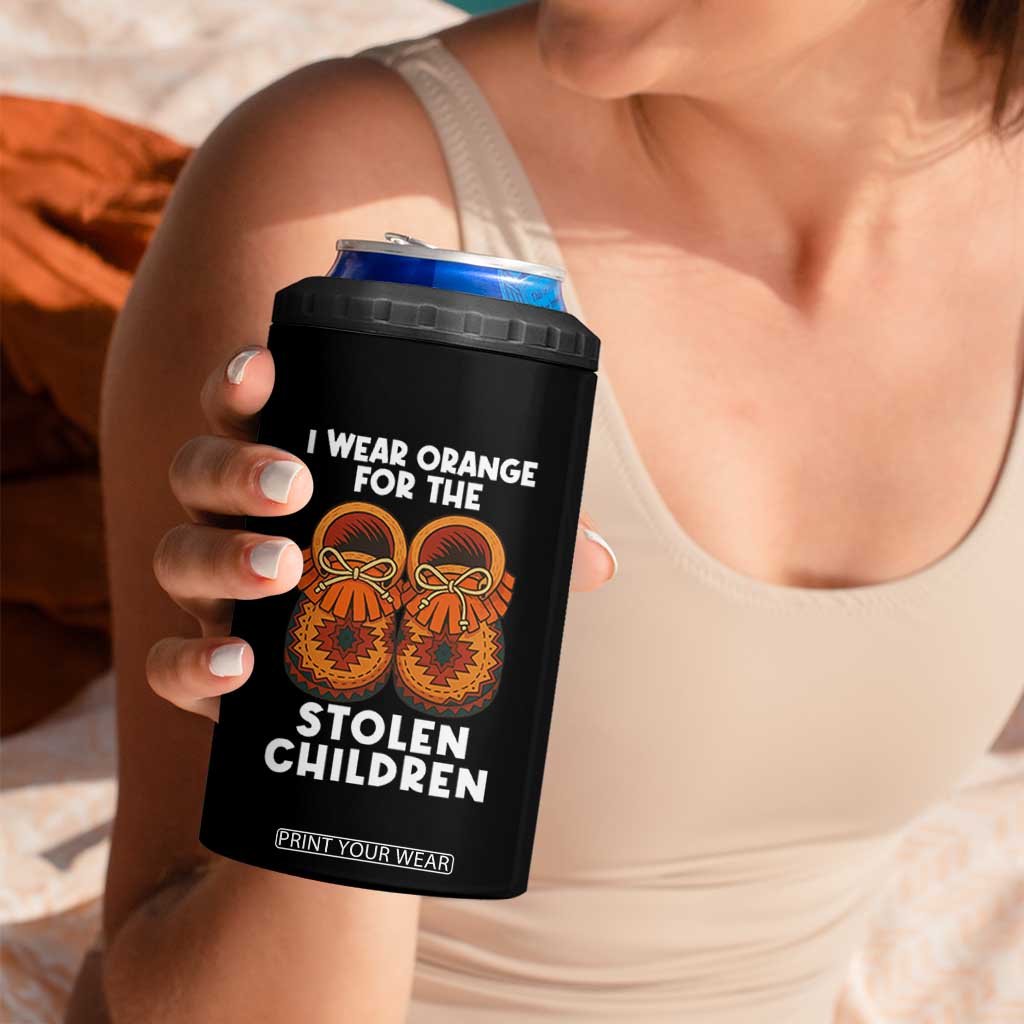 I Wear Orange For Every Stolen American Native Child 4 in 1 Can Cooler Tumbler Orange Day TS10 Print Your Wear
