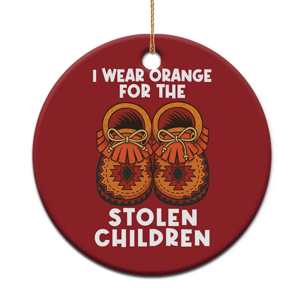 I Wear Orange For Every Stolen American Native Child Christmas Ornament Orange Day TS10 Print Your Wear